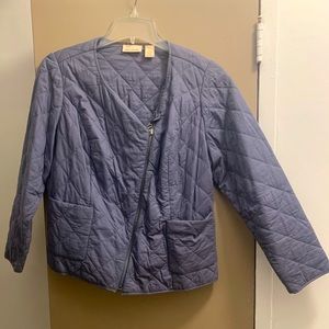 DKNY asymmetrical zipper jacket